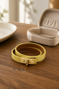 Bracelet H 100% cuir