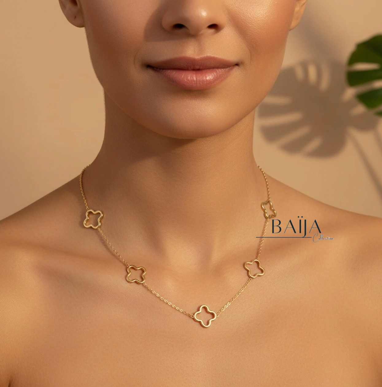 Collier trèfle